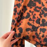 Bebe Nwt  printed utility shirt dornish cat cheetah print blouse button up shirt Photo 2