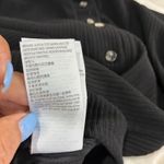 Edikted Black Ribbed Button Up Romper Jumpsuit Womens Size S Short Sleeve Y2K Photo 8