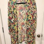 LuLaRoe  Caroline Cardigan with floral print Photo 0