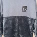 Disney  World Spirit Jersey Pullover Sweatshirt Velour Plush Gray Size Small Photo 1