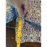 Briggs size medium womens shorts elastic waistband diamond pattern Blue Photo 2