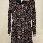 LC Lauren Conrad Dark floral gothic long sleeve dress Photo 0