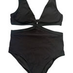 Aerie  Black One Piece Swim Suit - Medium Photo 0