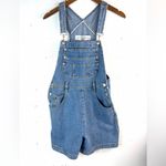 1939 Authentic Brand Denim S Denim Blue Jeans Shortalls Overalls Size 6 Photo 9