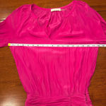 Ramy Brook  Becca‎ Ruched Waist Mini Dress Magenta Size 00 Photo 6