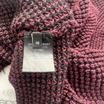 Isabel Marant Maroon Purple Open Knit Linen Blend V-Neck Sweater Size 38 / US 6 Photo 10