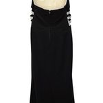 Xtraordinary Vintage  Halter Maxi Dress Black Juniors 9 Beaded Side Cutouts Y2K Photo 1