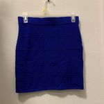 Xhilaration Blue Bodycon Mini Skirt Photo 1