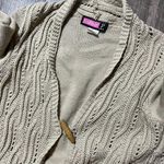 Say What? 2000s‎ Y2k Say What Tan Knit One Button Long Cardigan Sweater Womens Size Medium Photo 3