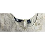 Lands' End Lands’ End 100% Linen Sleeveless Top 3X Tan Palm Trees Coastal Resort Flowy Photo 4