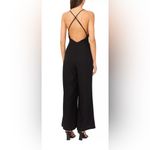 1. State  Women's Open-Back Halter Wide-Leg Jumpsuit Photo 2