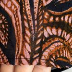 Karina Grimaldi  Women Roma Print Blouse Top Size‎ Medium Pink Paisley Chiffon Photo 8