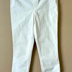 Spanx | White High Rise Pull-on Denim Skinny Jeans Sz M Photo 0