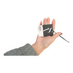 Vera Wang NWT Simply Vera  Black Dress with Purple and White Floral Design Photo 4