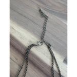 Vintage Black and Gold Tone Necklace Two Strands with Rondelle Beads Photo 3