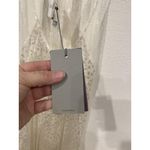 Pinko Dress Womens 6 Sheer Animal Print Sleeveless Overlay Made Italy White Photo 2