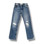 Mother Superior Tomcat Rainbow Pocket Distressed High Rise Jeans Blue Size 26 Photo 3
