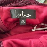 Lulus  Ailey Metallic Pink/Red/Magenta Prom Formal Skater Dress Size XS Photo 10