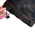 Wide Leg Cargo Pants Brown Camouflage Camo‎ Corduroy Cinch Bottom Parachute Y2K Size XS Photo 2