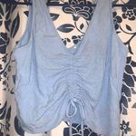 PacSun Blue Tie Top Photo 0