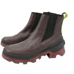 Sorel  Women's Brex Boot Chelsea Waterproof Boots 10 New Cinder Black Platform Photo 4