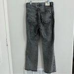 ZARA Gray High Rise Straight Leg Jeans Size: 6 Photo 9
