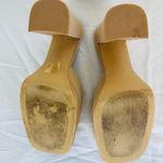 Jeffrey Campbell  Ninety square toe platform sandal in tan. Size 8 Photo 5