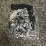 Bob Mackie New  Wearable Art Black Ruffled Cardigan with Floral Print Tank Top M Photo 1