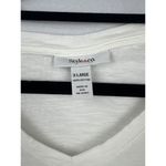 Style & Co Women’s  Size XL White Short Sleeve Shirt with Red Lips Design Photo 3