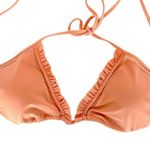 Victoria's Secret Victoria’s Secret Ruffle Trim Peach String Tie Y2K Bikini Set – Size Large Photo 2