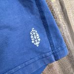 Free People  Movement Blue Cotton Hot Hot Lounge Stretchy Bike Shorts M/L Photo 2