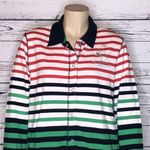 Alfred Dunner Size 18 Stripe w/ Sailboat Embellishment Snap Button Knit Jacket Photo 1