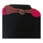 Retro 80s Retro Inspired Countless Strands Of Vivacious Pink Seed Beads Necklace Photo 7