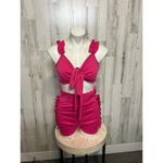 Pink two piece set of shorts and top Size M Photo 2