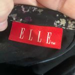 Elle  Grey/Purple Floral Print Midi High-low Skirt Size 8 Photo 1