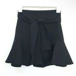 ZARA Black Ruffle Skort Photo 0