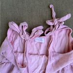 Pink Lily  Pink Bow Tie Strap Mini Romper Photo 1