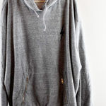 Aviator Nation  Lightning Bolt Pullover Zip Pocket Hoodie Sweatshirt Gray XXL Photo 0