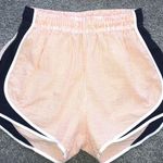 Lauren James Shorties Orange And Blue Seersucker Running Shorts Photo 0