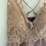 J for Justify  Floral Lace Blouse in Soft Brown size Medium tank top juniors Photo 1