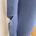 Moon River  Navy Knit Long Sleeve cut out Dress Photo 3