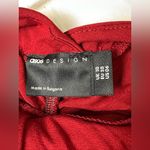 ASOS Ruched Bodycon Dress in Oxblood SZ 10 NWT Red Photo 4