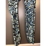 PRISMSPORT Pants Womens Small Blue Black Animal Print Leggings High Rise Yoga Photo 2