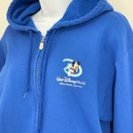 Y2K Walt Disney World Full Zip Hoodie S/M Unisex Disneycore Collector Vacation Blue Photo 3