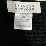 barney's new york Barney’s New York Heather Grey & Black Tweed Knit Sweater Coatigan Blazer Jacket Photo 5