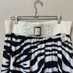 Magic Zebra Stripe Colorful Stretch Midi Skirt Plus 2X NWT  Photo 5