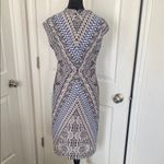 White House | Black Market Midi Dress with Cap Sleeves and V-Neck Photo 2