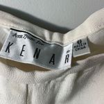 Kenar Ann Thian for  cream wide leg pant in size 6. small tear at hip seam (pic) Photo 2