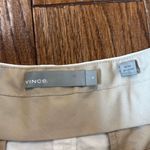 Vince white linen blend 4” inseam cuffed shorts size 12 Photo 2