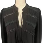 Pinch | Women's Black Embroidered Festival Long Sleeve Ruffle Mini Dress Sz S Photo 1